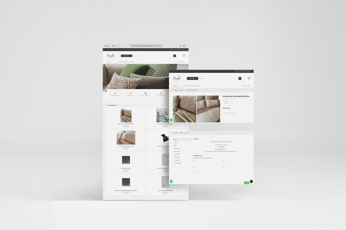 Nevesta Birsen Çetin E-Ticaret Çalışması
