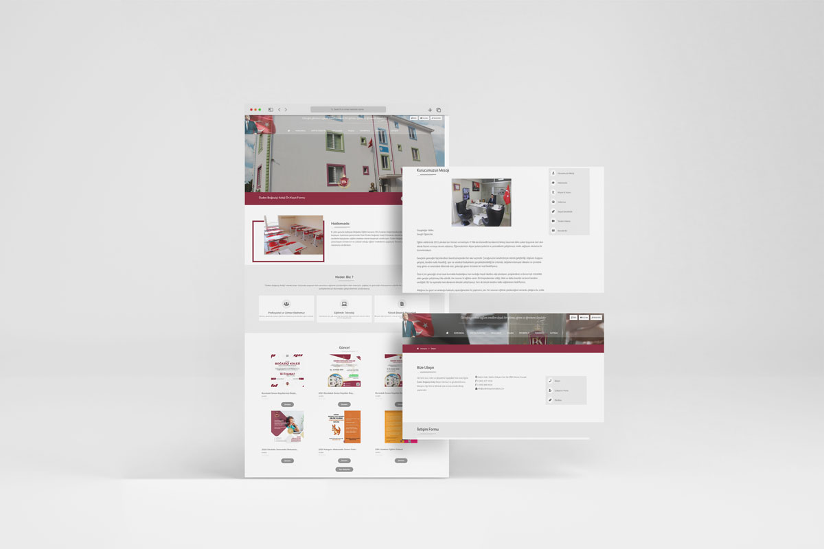 Özel Özden Boğaziçi Koleji Web Site Tasarımı